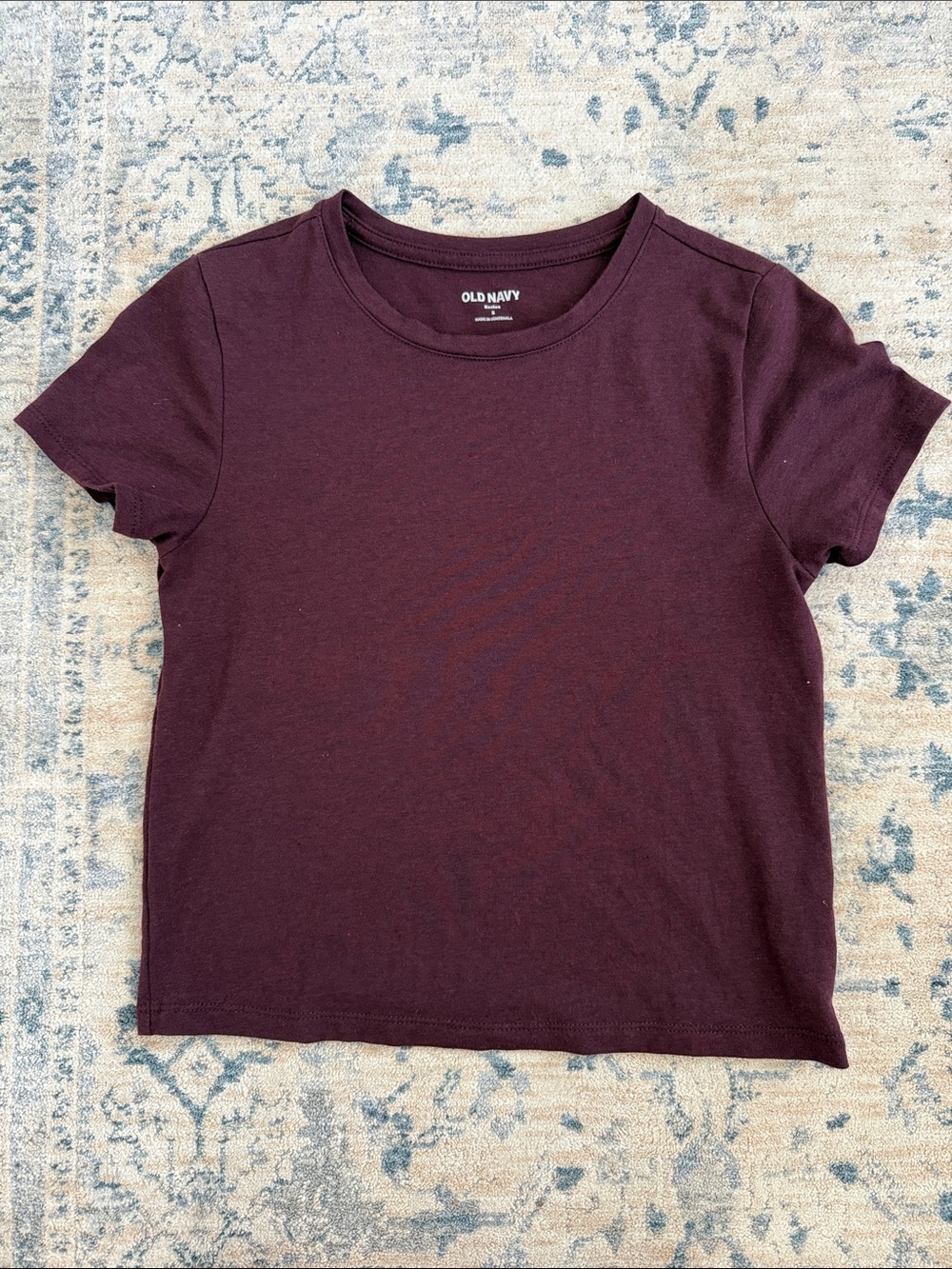 Old Navy Women’s Bestee Short Sleeve Tee - Plum